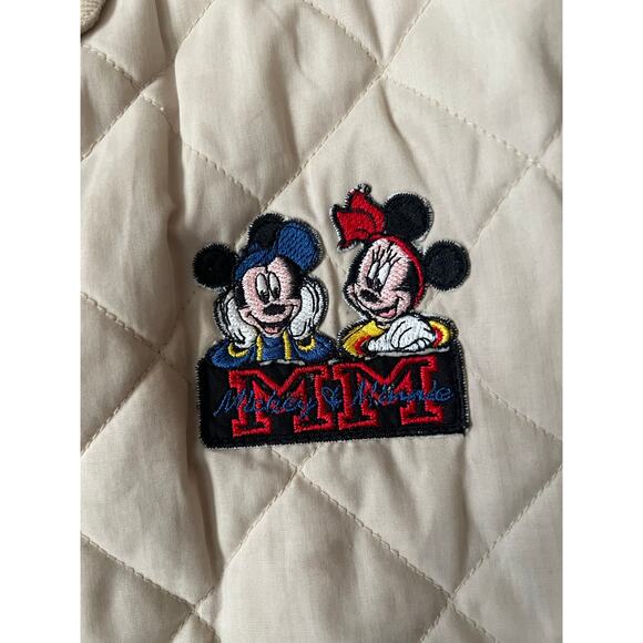 Vintage Mickey and Minnie Quilted Kids Jacket‎ Retro Children Unisex - Picture 4 of 15